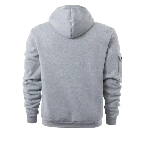 Ymosrh Men's Sweatshirts Hoodies, Long Sleeve Hooded Sweatshirts Casual Athletic Workout Fall Winter Hoodie Pullover, M-3XL2