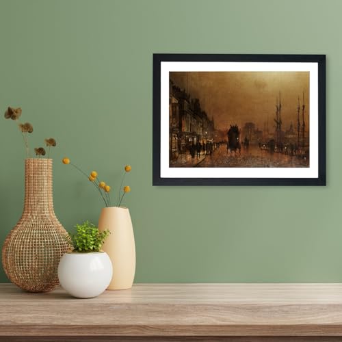 Affiche encadrée John Atkinson Grimshaw de Spiffing Prints pour déco premium