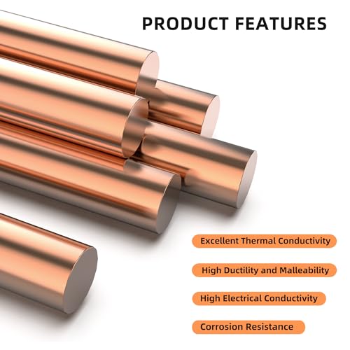 Kwokwei CR-3 2Pcs Pure Copper Round Rod thumb #4