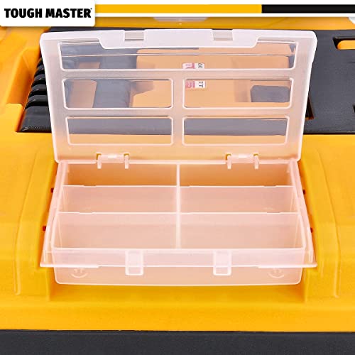UK Planet Tool Chest Tough Master Professional 19" Mobile Storage Box Trolley with Wheels (Wheeled Tool Box) - Image 7