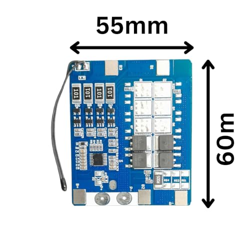 Image of HKN 4S 10A BMS for LiFePO4 Battery Pack with Balancing|12.8V 4S BMS Board for 12V Lithium LiFePO4 Battery Management System