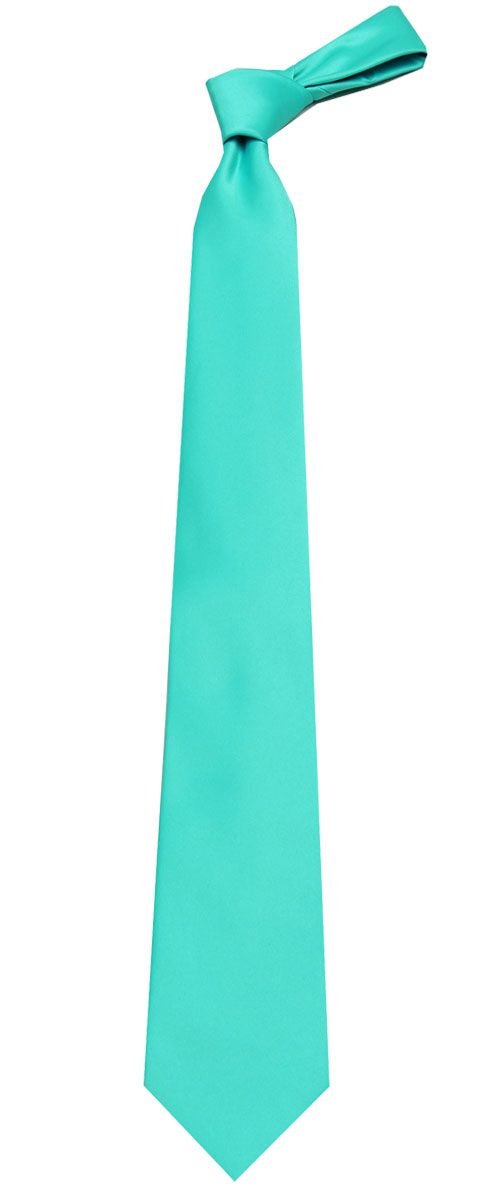 Men's Solid Color Necktie - 59 Inches Long, 3.25 Inches Wide, Satin Microfiber, Lilac - View #4