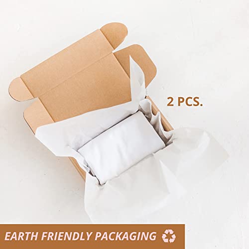 Federa per cuscino bianca 40 x 145 cm, 100% cotone...