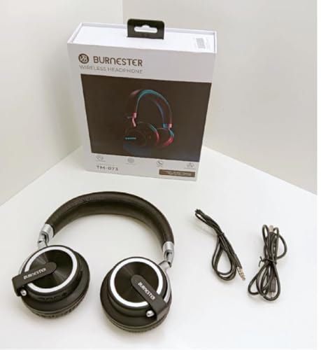 Auriculares Bluetooth inalámbricos TM-073 de diadema plegable en color negro