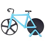 Cooloh Bicycle Pizza Cutter, Super Sharp Stainless Steel Wheel Non-stick Cutting Wheels with a Stand...