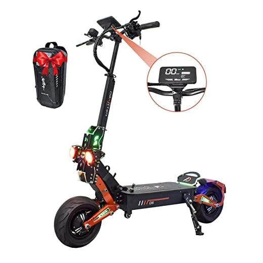 Electric Scooter for Adults, E-Scooter with 74.5 Miles Travel Range, Detachable 48V 35AH Battery, 5000W Powerful Dual Motor, Max Speed 43.5Mph, 12" Vacuum Tire Foldable Escooters