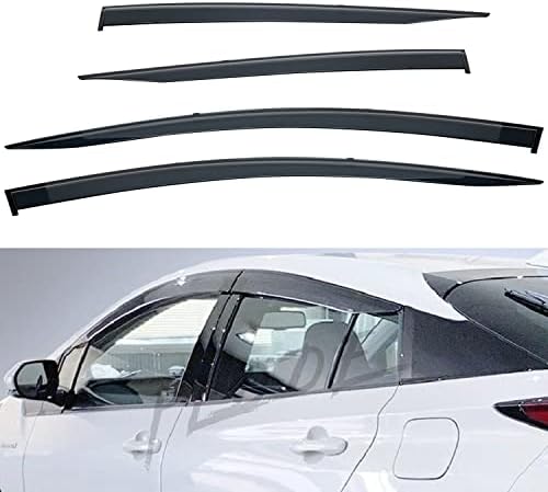 Ikon Motorsports In-Channel Window Visors for 2010-2017 Chevy
