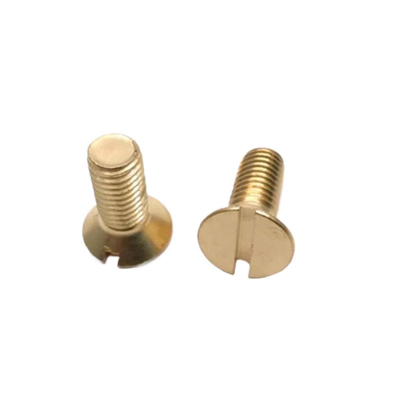 Vis à tête fraisée plate fendue en laiton, lot de 20 ou 100 pièces, M3, M4, M5, M6, DIN963(M3X30 100PCS)