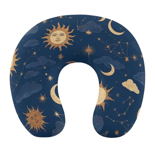 Almohada de espuma viscoelástica 29x29x10 cm para cuello