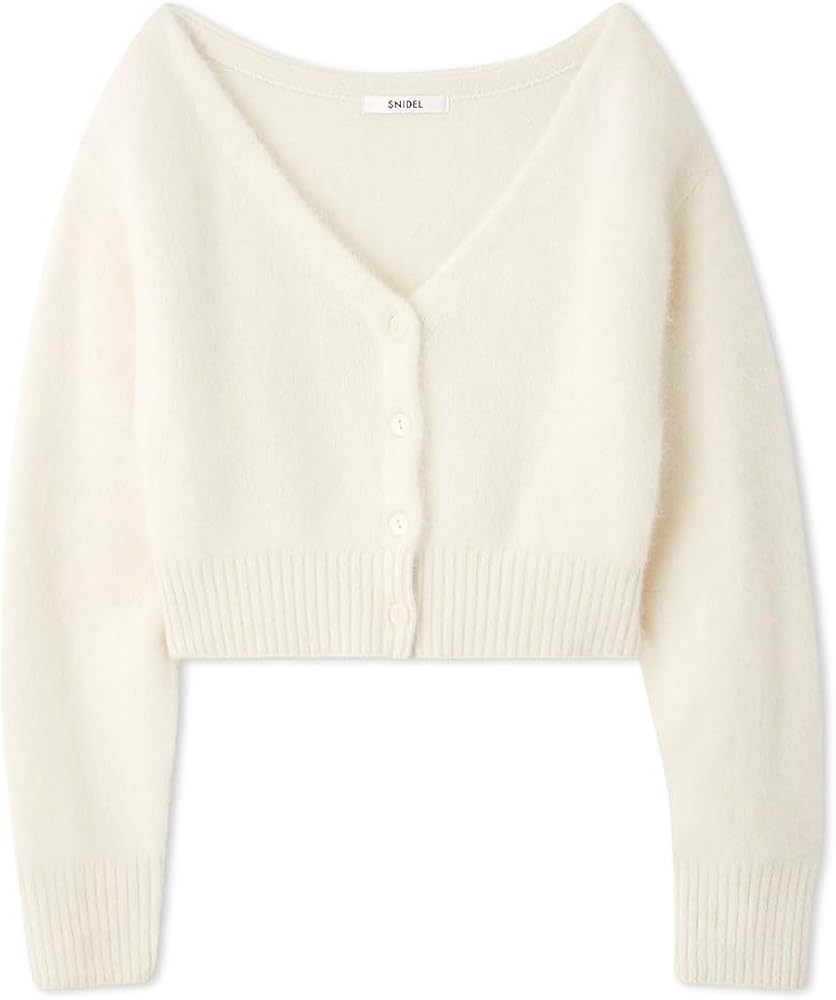 スナイデル フォックスアルパカショートカーディガン ノースリタートルプルオーバー Amazon | [スナイデル] フォックスアルパカショートカーデ SWNT244045