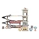 Tiamo Little Dutch 4491 Holz Auto Parkgarage Tankstelle Waschanlage