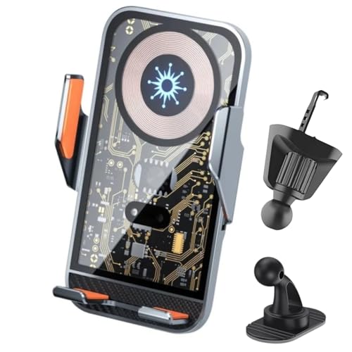 Sevenaire C10 Wireless Charger for Car, Auto-Clamping Mobile Hold...