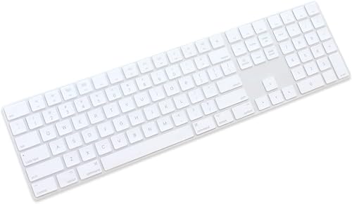 Miniatura 10 de Funda de teclado de silicona para teclado Apple Magic con teclado numérico MQ052LLA A1843 diseño de EE UU Funda protectora ultra delgada para