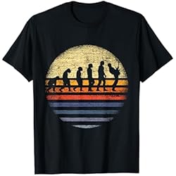 Vintage Evolución Guitarra Rockero Música Rock Guitarrista Camiseta