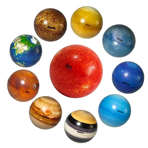 Image of VELURA 10Pcs Solar System Galaxy Planets for Kids Toys Party Favors Table Decor|10x Planets Ball| Other Science & Nature Toys| Science & Nature | Educational |Toys & Hobbies