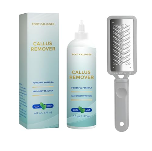 Loción Anti Callosidades Pies,Cuidado de Pies,Adoucit la Piel de Pies,Crema Reparadora Pies Très Secs et Abîmés,Foot Mask Eliminar Córnea y Piel Muerta,Para Callos y Piel Seca