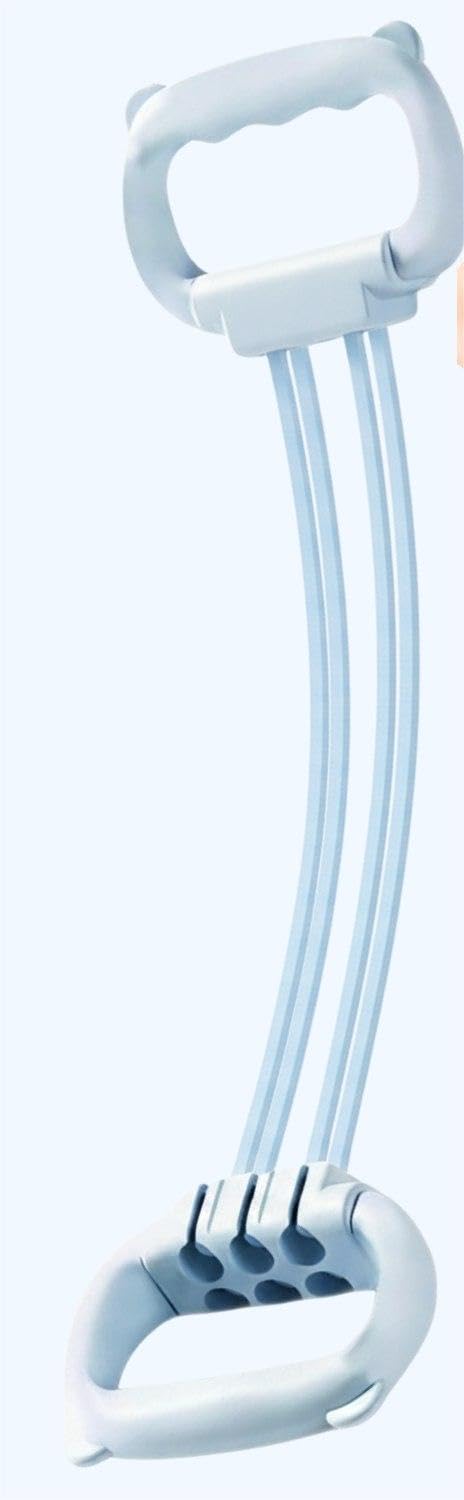 VBDHOLA Yoga Belt | Figure-4 Resistance Band with Handles | Beauty Back Fitness Tensile Rope | Elastic Exercise Band for Home Workout, Stretching, Strength Training & Full Body Toning