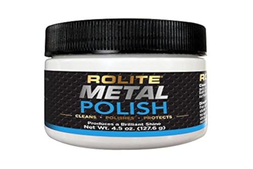 Comparison: Best Polish For Stainless Steel 10 Rolite Metal Polish Paste, 4.5 oz, Industrial Strength Scratch Remover & Cleaner for Aluminum, Chrome, Stainless Steel, Restores Shine to All Metals, Heavy-Duty Polishing Paste