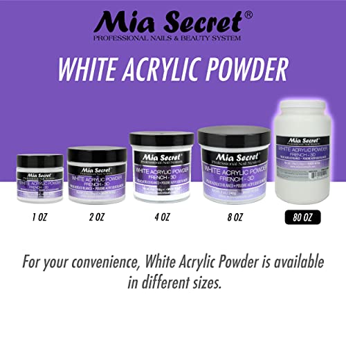 Mia Secret White Acrylic Powder (5Lbs) #TOP2