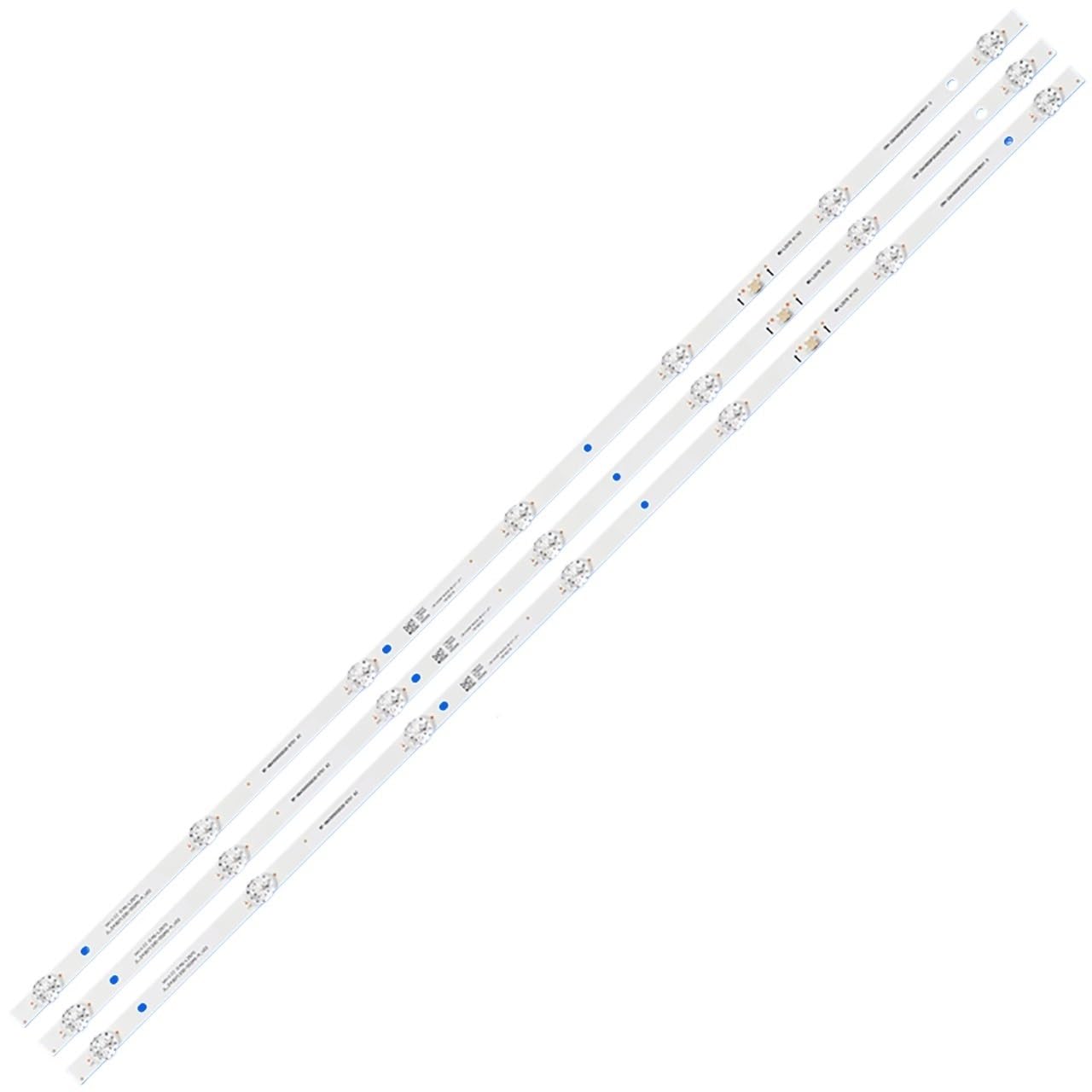Kit de Bande de rétroéclairage LED 1/5/10 for H-LED43ET4100, H-LED43ES5001, H-LED43FS5003, PTV43G50SN, MS-L2570 V1, RF-AB4300005SS30-0701 A2(15 PCS for 5 TV)
