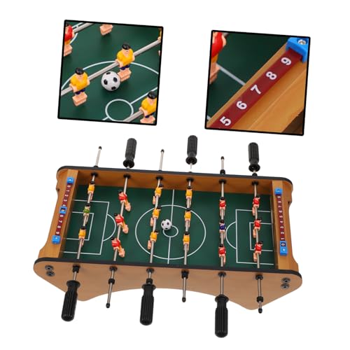 POPETPOP 1stk Tischtennis Tischfussball Eltern-Kind-fußballspiel Tischfußballspiel Fußballzubehör Kickertisch Für Bastelspielzeug Bezauberndes Fußballspiel Rostfreier Stahl Green – Bild 8