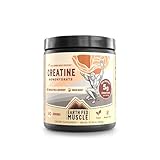 Earth Fed Muscle Creatine Monohydrate Powder — 300g, 60 Servings | German Creapure Creatine for Strength, Power & Muscle Growth | Unflavored, Mixes Clean, No Fillers