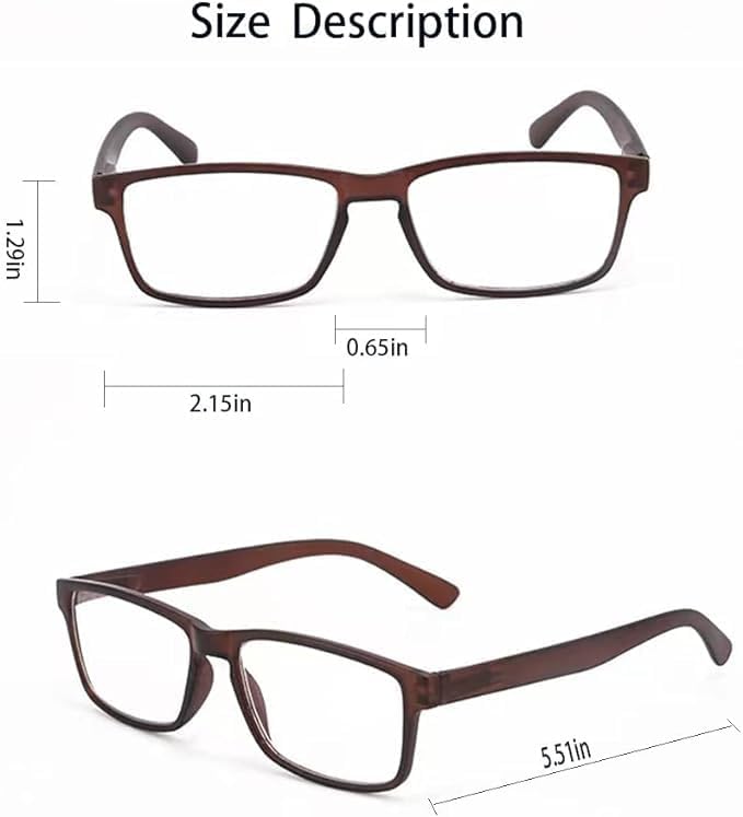 VejiA Nearsighted Glasses for Distance, Myopia Glasses Women Men Lightweight Distance Glasses For Driving With Spring Hinge(colour -3.0) - Image 2