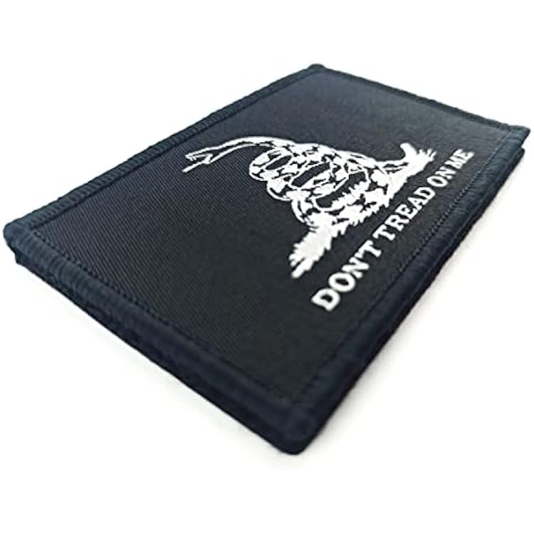 JBCD 2 Pack Gadsden Flag Patch Don't Tread On Me Flags Tactical Patch Pride Flag Patch for Clothes Hat Patch Team Military Patch