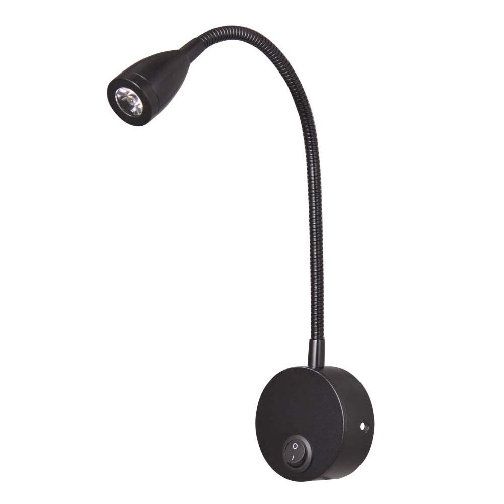 LED Reading Light, Bedside RV Spot Lamp 3000K 12V Flexible Gooseneck Sconce Lamp for Camper Caravan Van Boat
