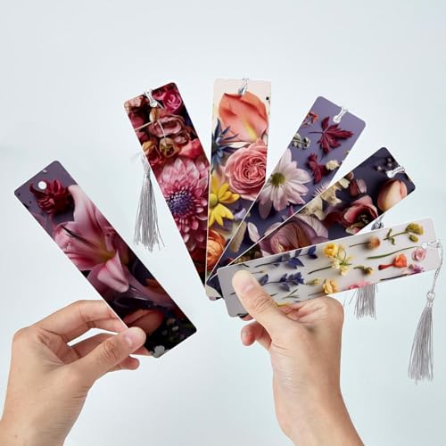 Marque-pages fleurs : le coffret de 6 cadeaux parfaits pour les lecteurs - 3