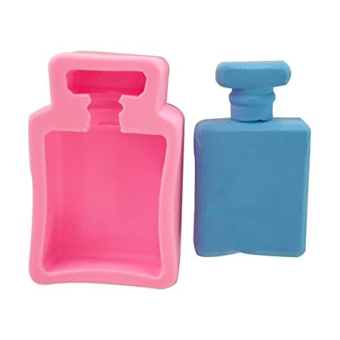 3D Perfume Bottle Mould Resin Clay Aromatherapy Candle Silicone Mold DIY Candy Chocolate Cake Decorating Tools Cover