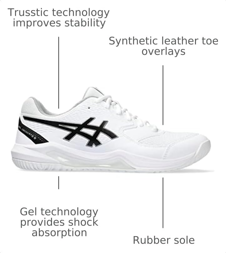 Image of ASICS Men's Gel-Dedicate 8 Tennis Shoes