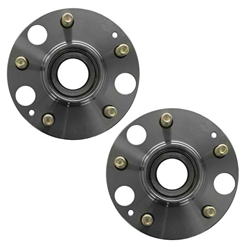 Image of TRQ 2 Piece Rear Wheel Bearing & Hub Assembly Set Compatible with 1995-1997 Honda Odyssey 1996-1997 Isuzu Oasis