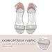 Dufannie Girls Silver Sandals Size 3 Big Kid Rhinestone Ankle-Strap Open Toe Block Heel 1.2 inches Wedding Party Pageant Easter Casual Fashion Casual SANDAL