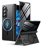 [Upgraded Magnetic Strength] This Z Fold 7 case equipped with powerful magnets for safe,lightning-fast wireless charging. With strong magnetic compatibility with magnetic wireless chargers,wallets,car mounts etc., And you won’t need to worry about ac...