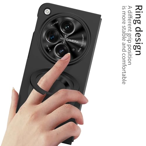 Image of MILLION CASES Thermoplastic Polyurethane Back Cover Case For OnePlus Open Shockproof Protective Fortishield Case For Men & Boys, Black