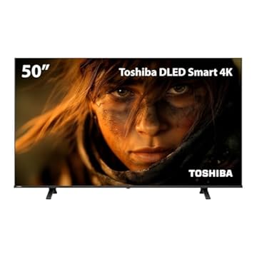 Smart TV DLED 50" 4K Toshiba VIDAA 3 HDMI 2 USB Wi-Fi