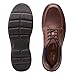 Clarks Men's Bradley Vibe Oxford, Tan Tumbled Leather, 9.5