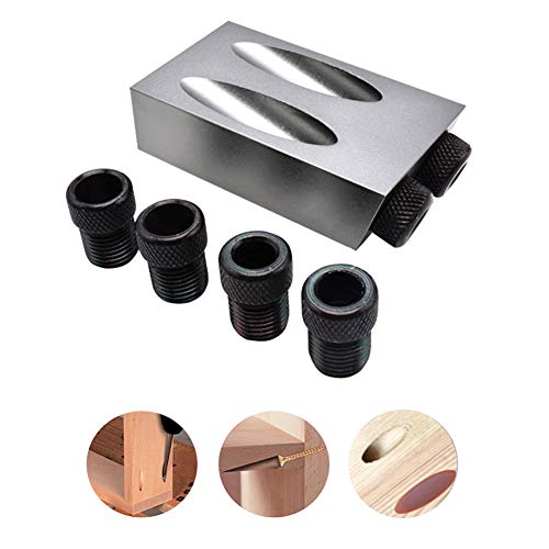 N/F Ccanyin 14 peças/conjunto DIY Oblique Buraco Localizador Brocas Guia Bolso Orifício Kit de Jig