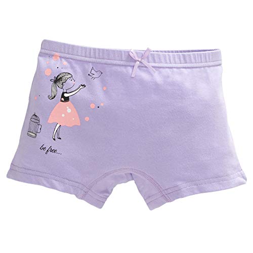 Little Girls Cotton Boy Shorts – Soft Toddler Panties, Breathable Underpants & Undies for Baby Girls 4-5 Years Princess Boxer Briefs Underwear4
