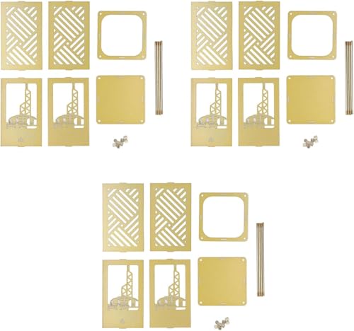 Porte-stylos en métal galvanisé doré organiseur de bureau au design géométrique et robuste