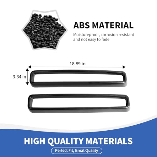 Image of RAZPOY Front Grille Inserts Grill Guard Compatible with 2015-2023 Dodge Challenger Exterior Accessories, Black