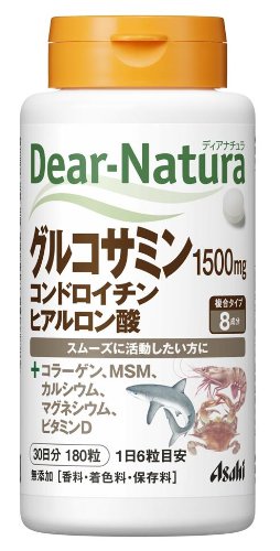 ディアナチュラ グルコサミン コンドロイチン ヒアルロン酸 180粒