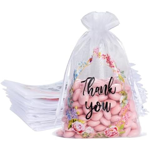 Sachets en Organza BOFUNX 30pcs Cover