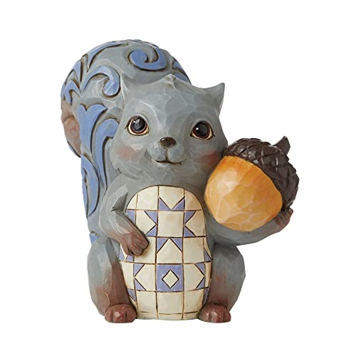Figurine écureuil mini Enesco Jim Shore pour décoration de table automnale