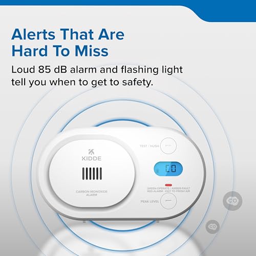 Kidde Carbon Monoxide Detector, AA Battery-Powered, COBD - image 8
