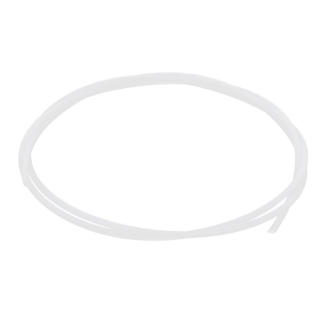 Uxcell White Sourcingmap 1Meters 1Mm Id 2Mm Od Ptfe Tubing Tube Pipe For 3D Printer
