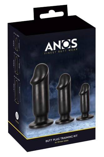 Kit d'entraînement pour plug anal ANOS noir taille unique pour accessoire intime