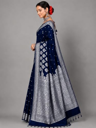 Image of Women's Glory Banarasi Satin Silk With Embroidered Design.