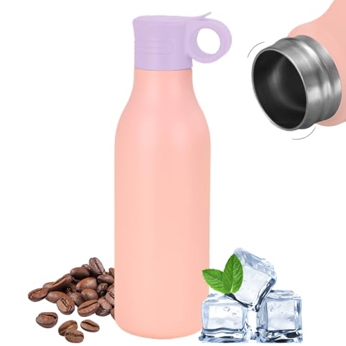 Botellas Térmicas,Taza de Café de Viaje - Termo de Acero Inoxidable 304 Antifugas con Gran Capacidad para Niños, Deportes, Escuela y Viajes